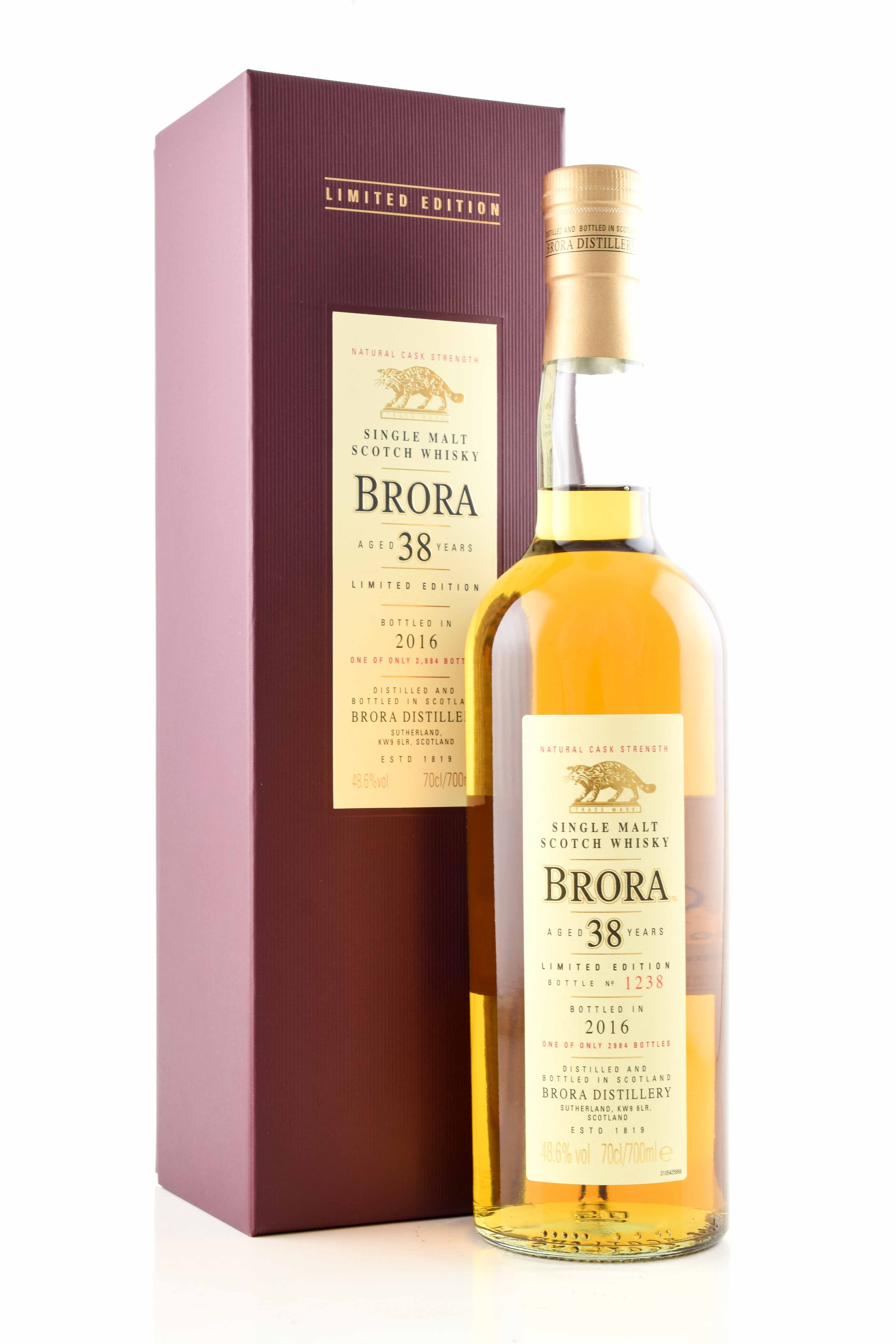 Brora 38 Jahre 1977/2016 48,6%vol. 0,7l