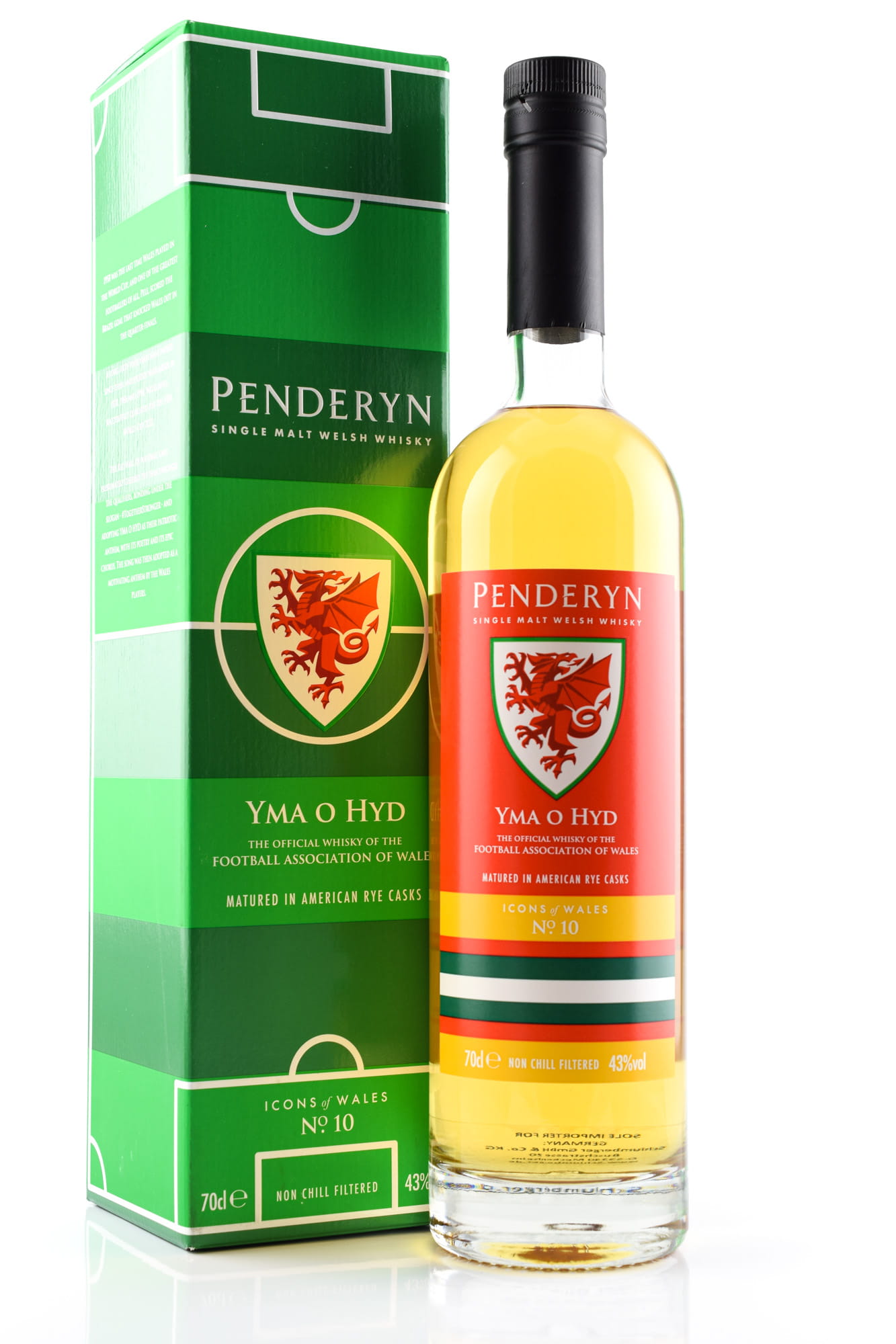 Penderyn Yma o Hyd - Icons of Wales No. 10 43%vol. 0,7l