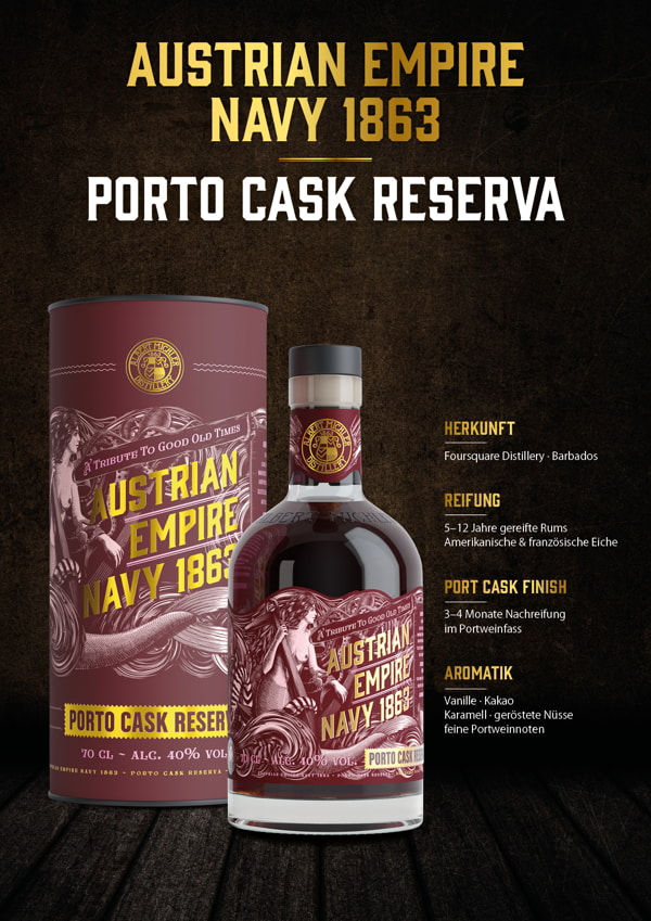 Austrian Empire Navy 1863 - Porto Cask Reserva