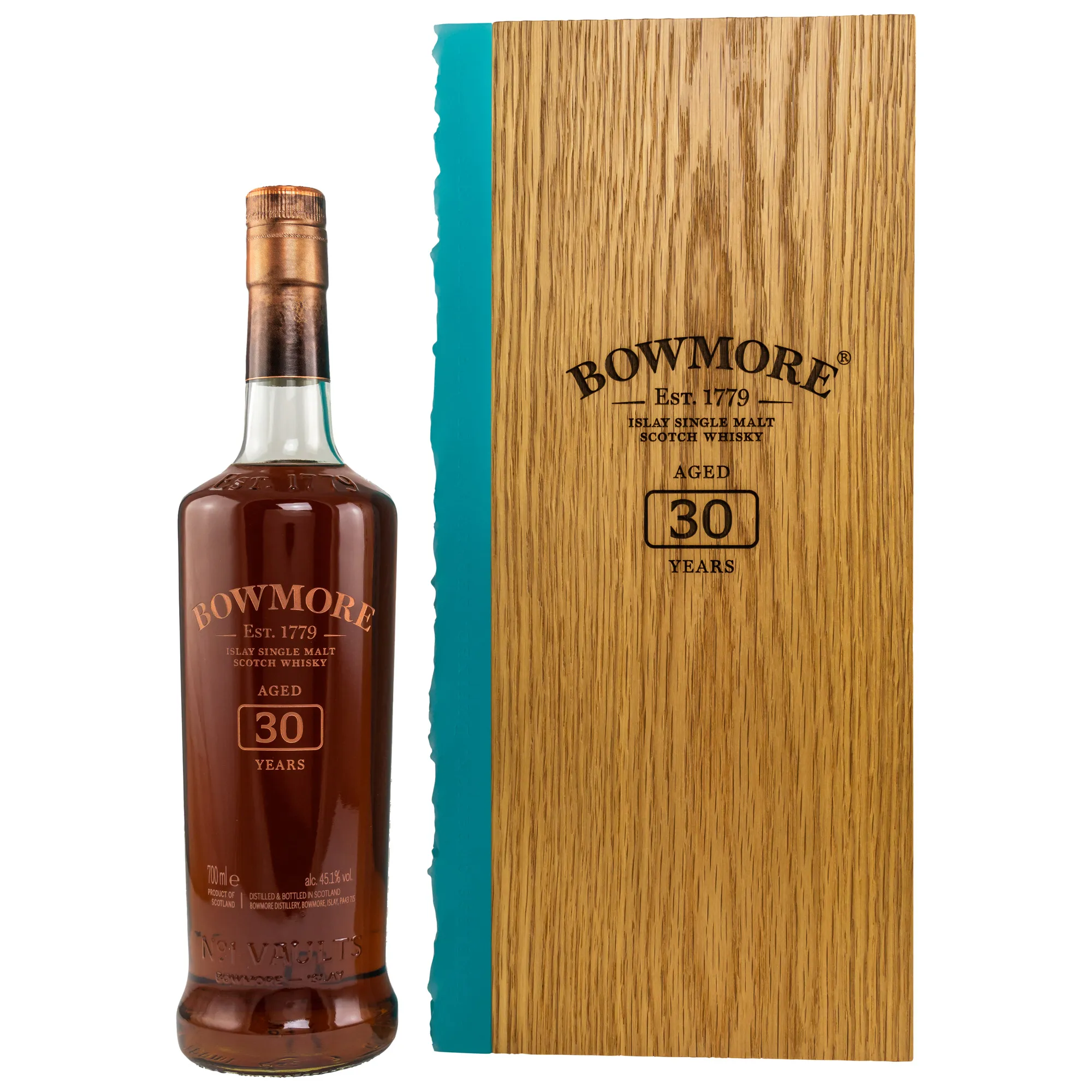 Bowmore 30 Year Old, Sherry & Bourbon Cask, 2021, 45.1%
