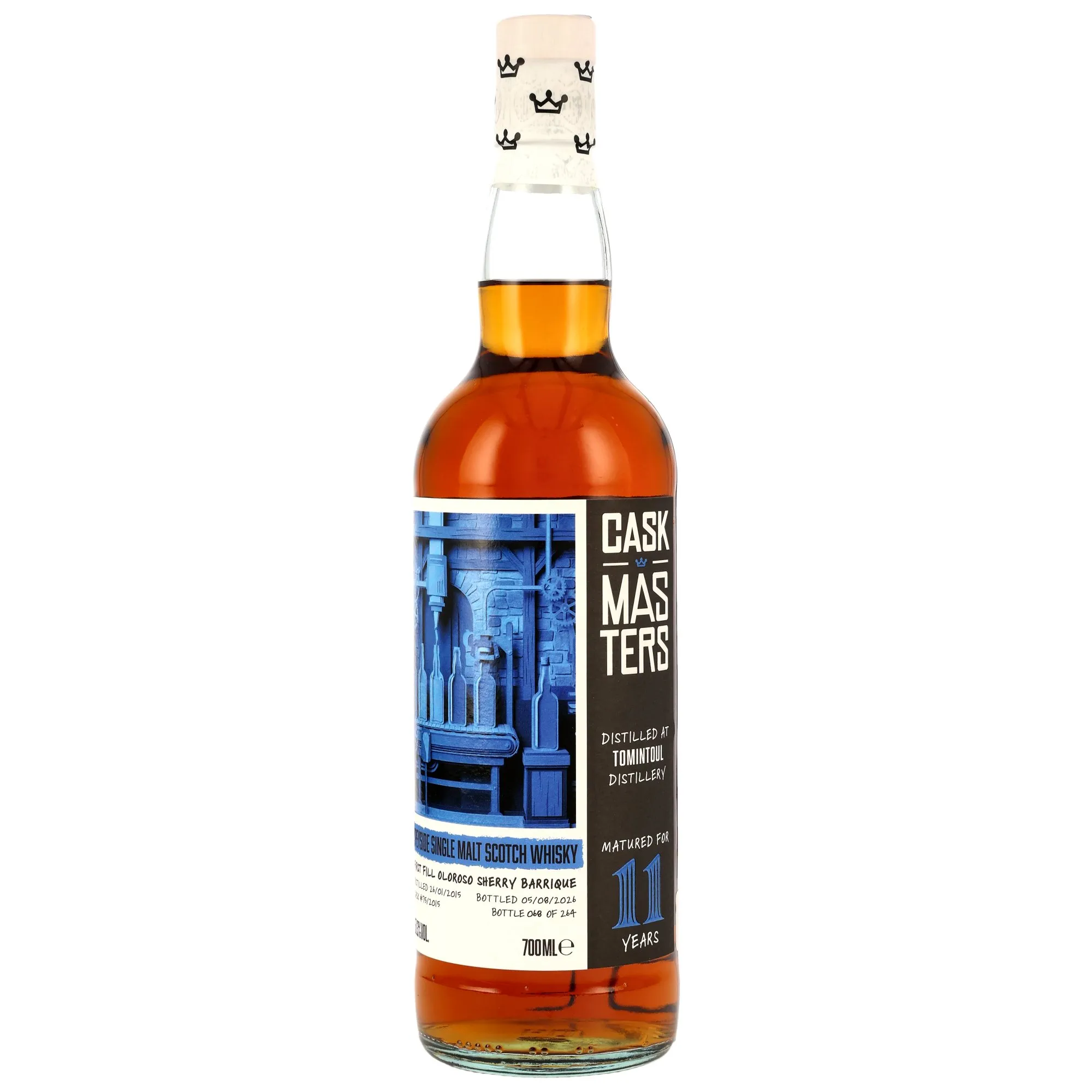 Tomintoul 2015/2026 - 11 Year Old - 1st Fill Oloroso Sherry Barrique #75/2015 - Cask Masters - Brave New Spirits