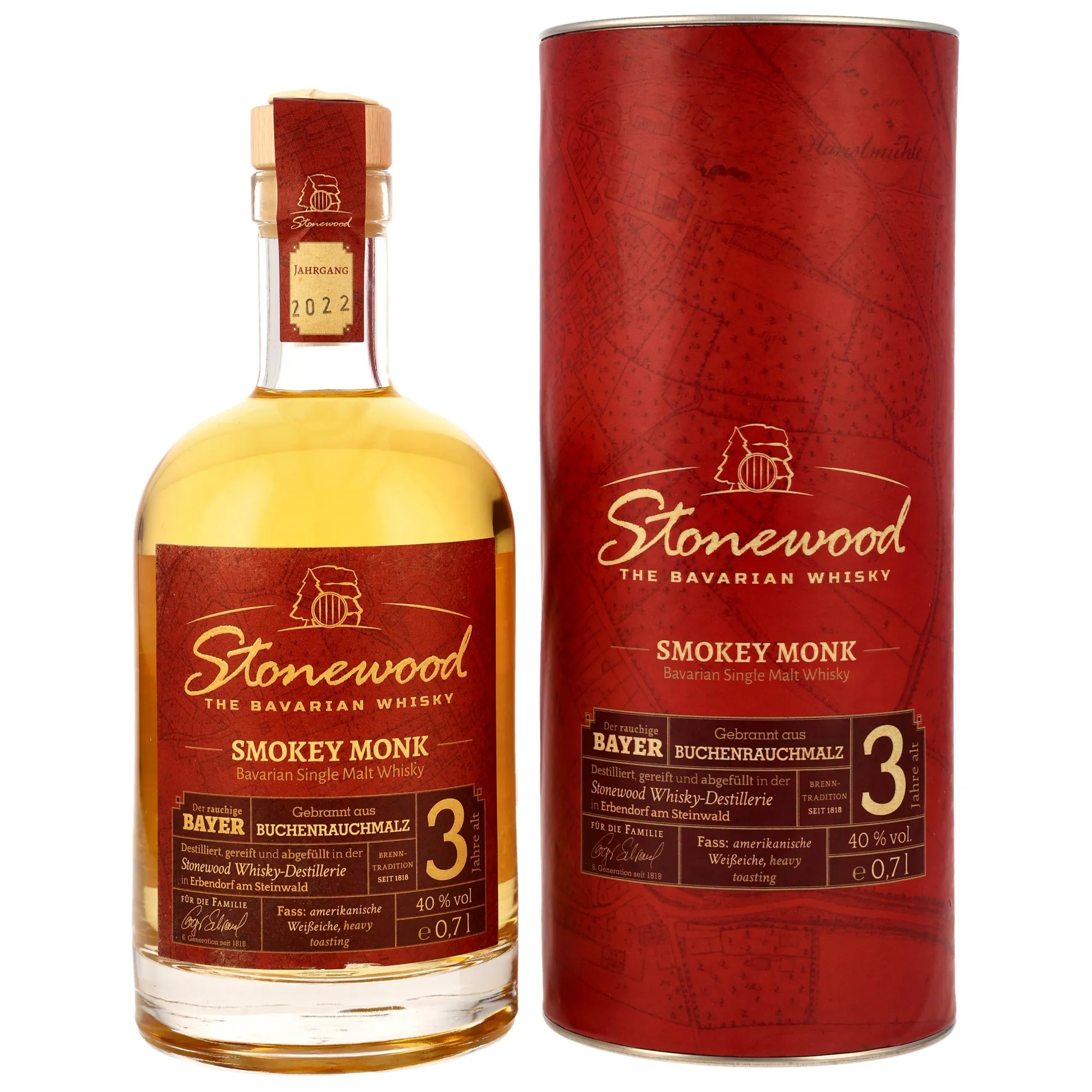 Stonewood Distillery 2022 - 3 Jahre - Smokey Monk