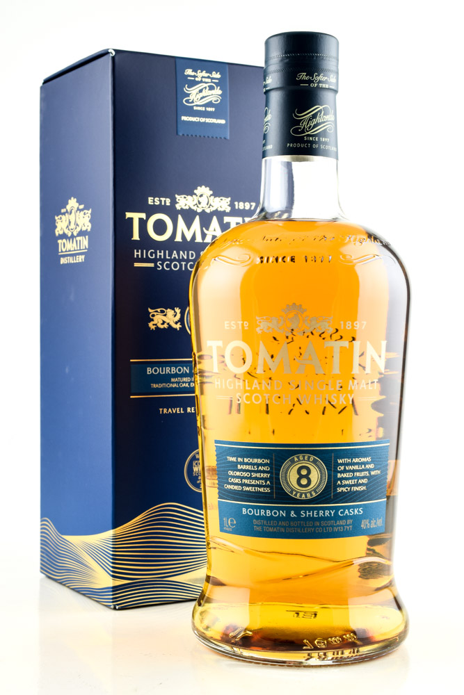 Tomatin 8 year old 40%vol. 1,0l