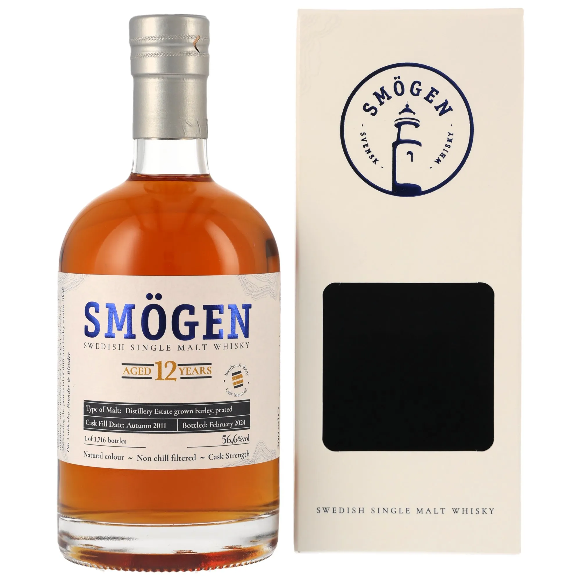 Smögen 12 Jahre - Distillery Estate Barley - Swedish Single Malt