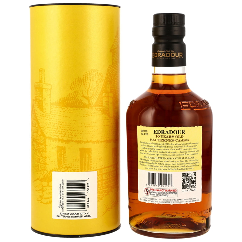 Edradour 10 Jahre 1st-fill Sauternes Hogsheads