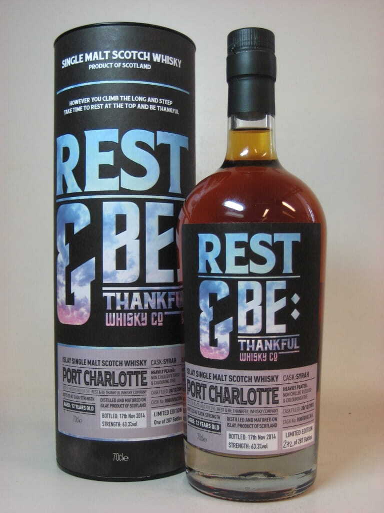 Port Charlotte 12 Jahre Syrah Single Cask Rest & Be Thankful 63,3%vol. 0,7l