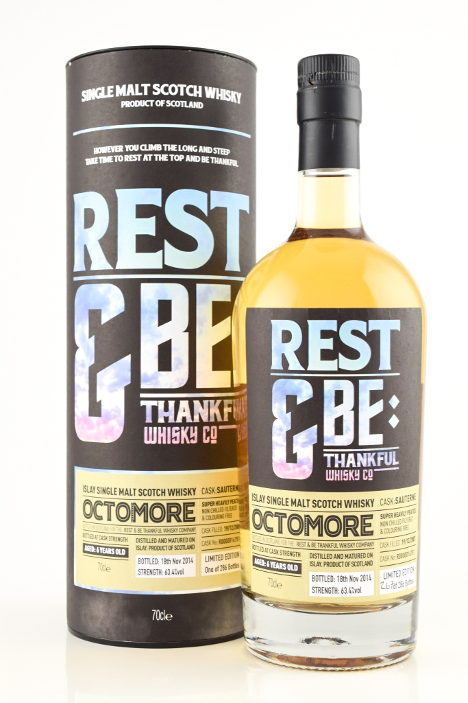 Octomore six Year Old Sauternes Single Cask Rest & Be Thankful 63.4% vol. 0,7l