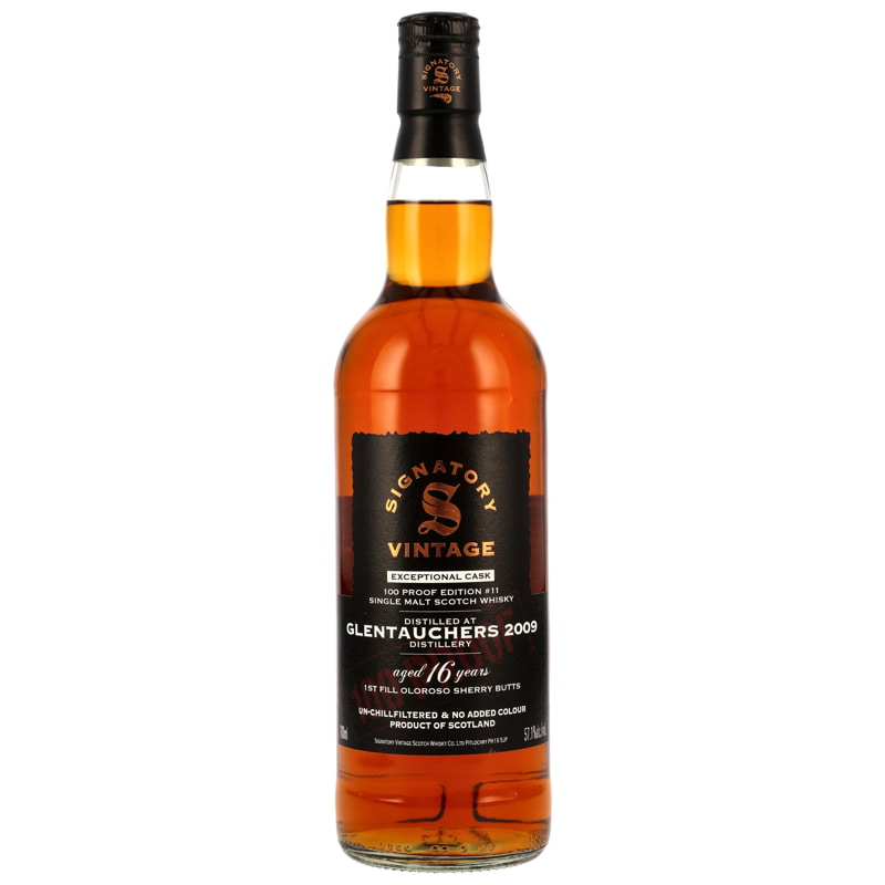 Glentauchers 16 year old Exceptional Cask 100 Proof Edition #11 Signatory Vintage
