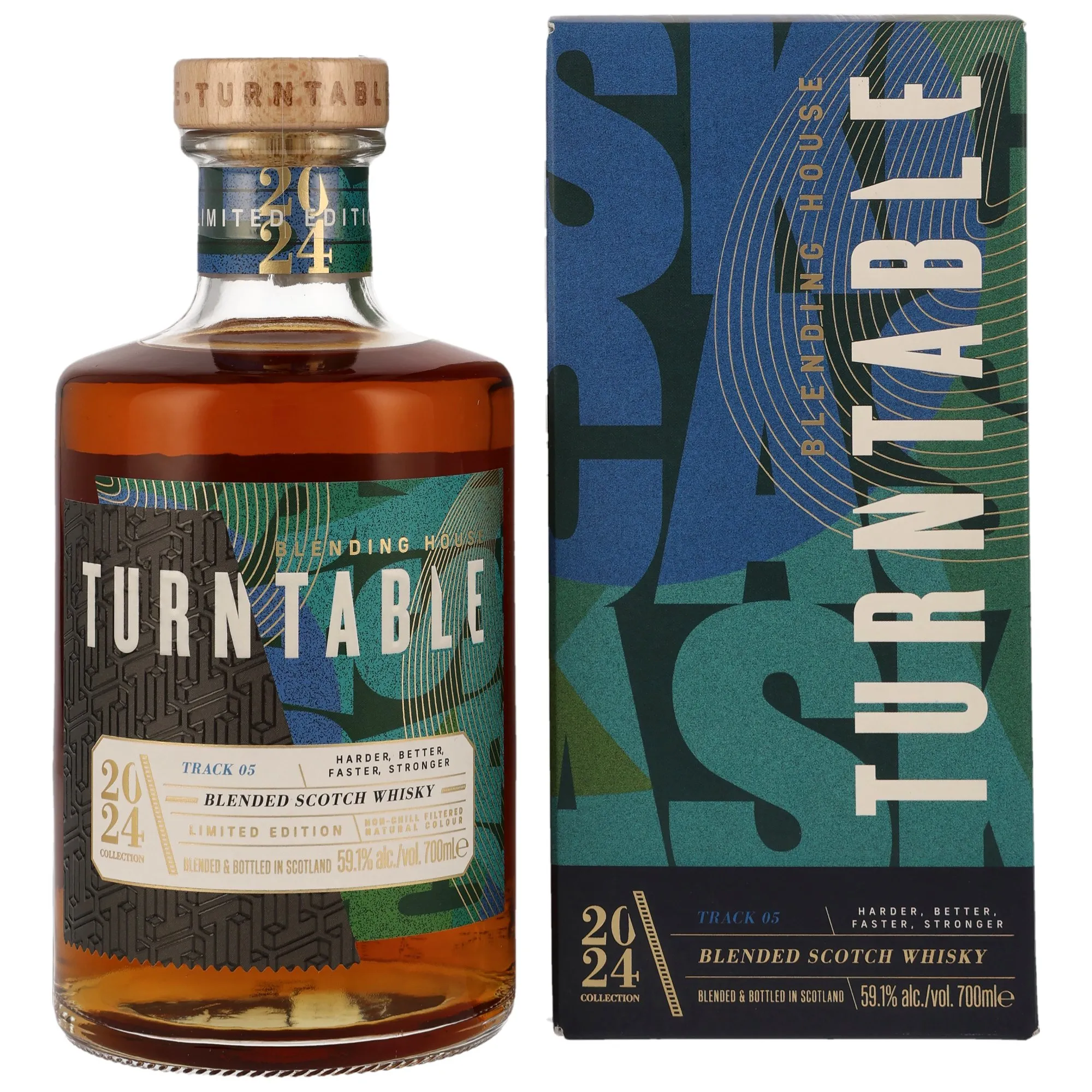 Turntable Track 5: Harder, Better, Faster, Stronger, Oloroso Sherry, Bourbon & Marsala Cask, Batch No. 5, Turntable Blending House, 59.1%