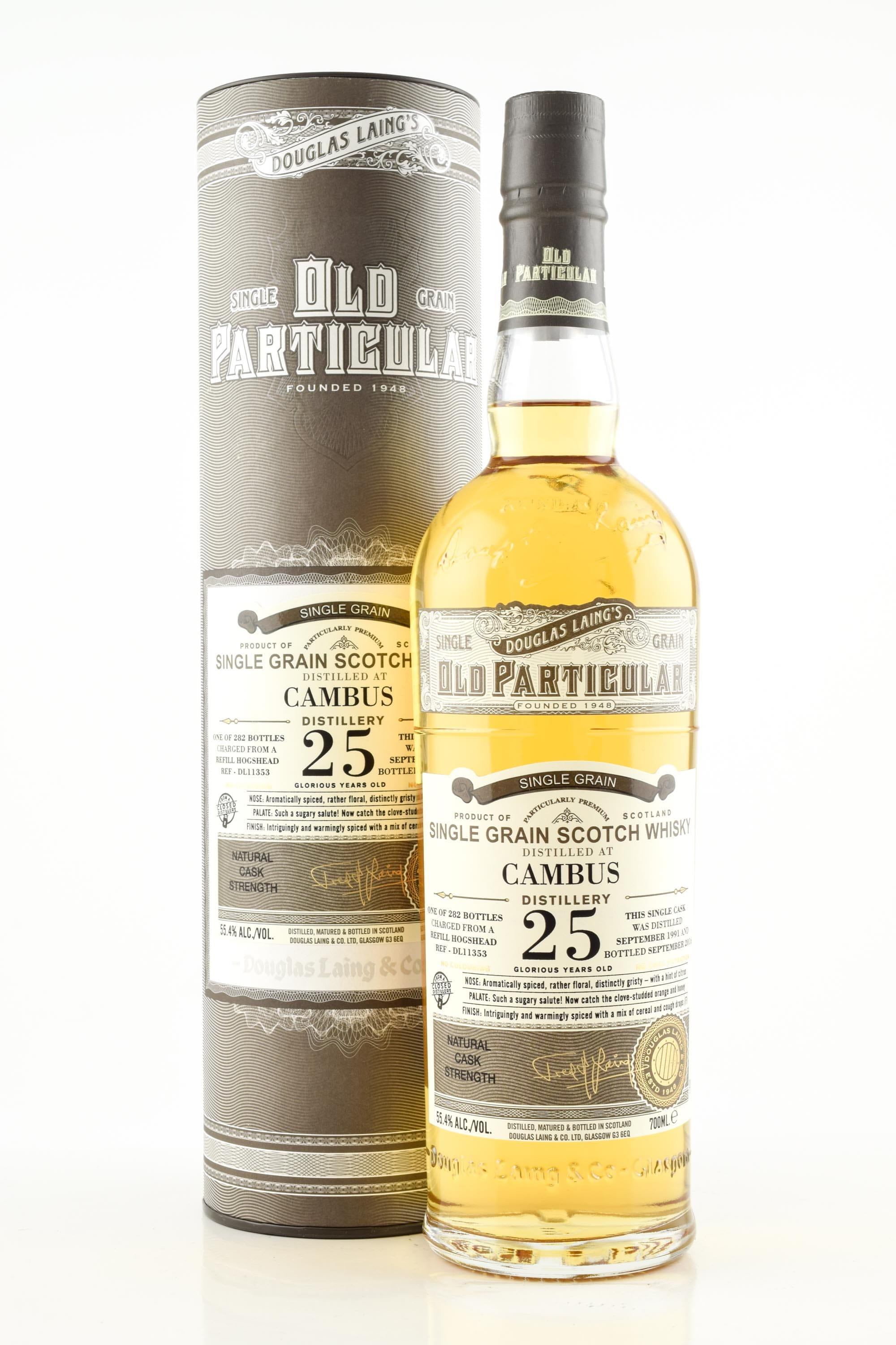 Cambus 25 Jahre 1991/2016 Refill Hogshead Douglas Laing "Old Particular" 55,4%vol. 0,7l