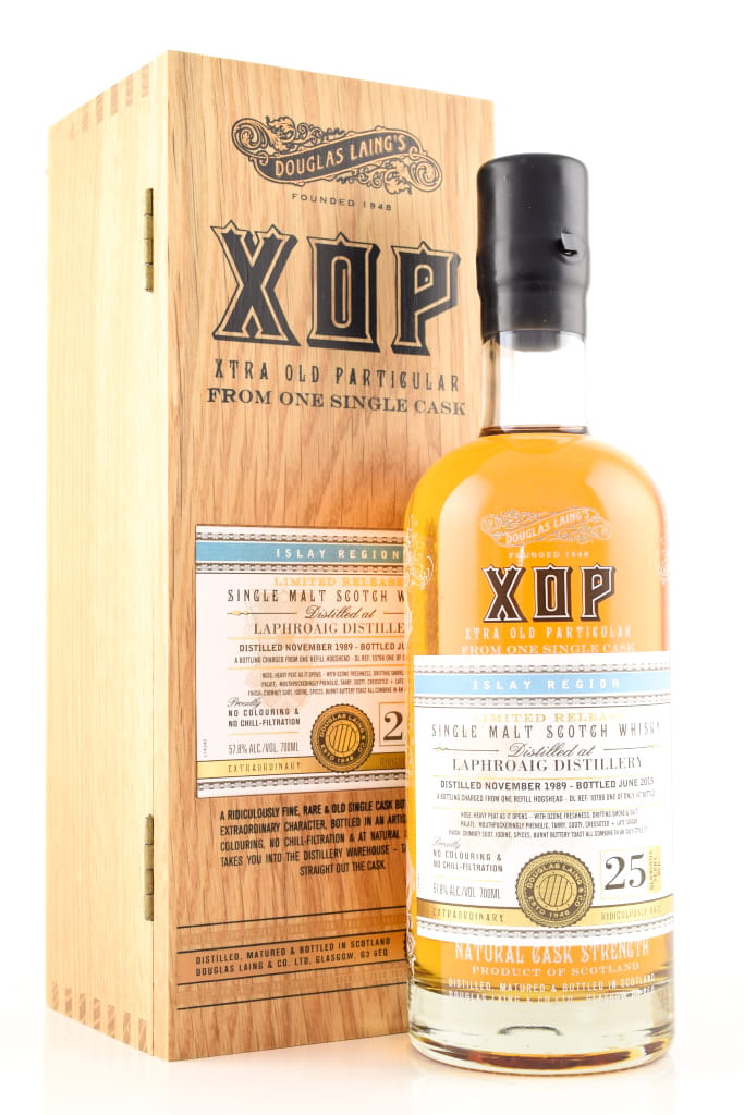 Laphroaig 25 Jahre 1989/2015 Refill Hogshead Douglas Laing XOP 57,8%vol. 0,7l
