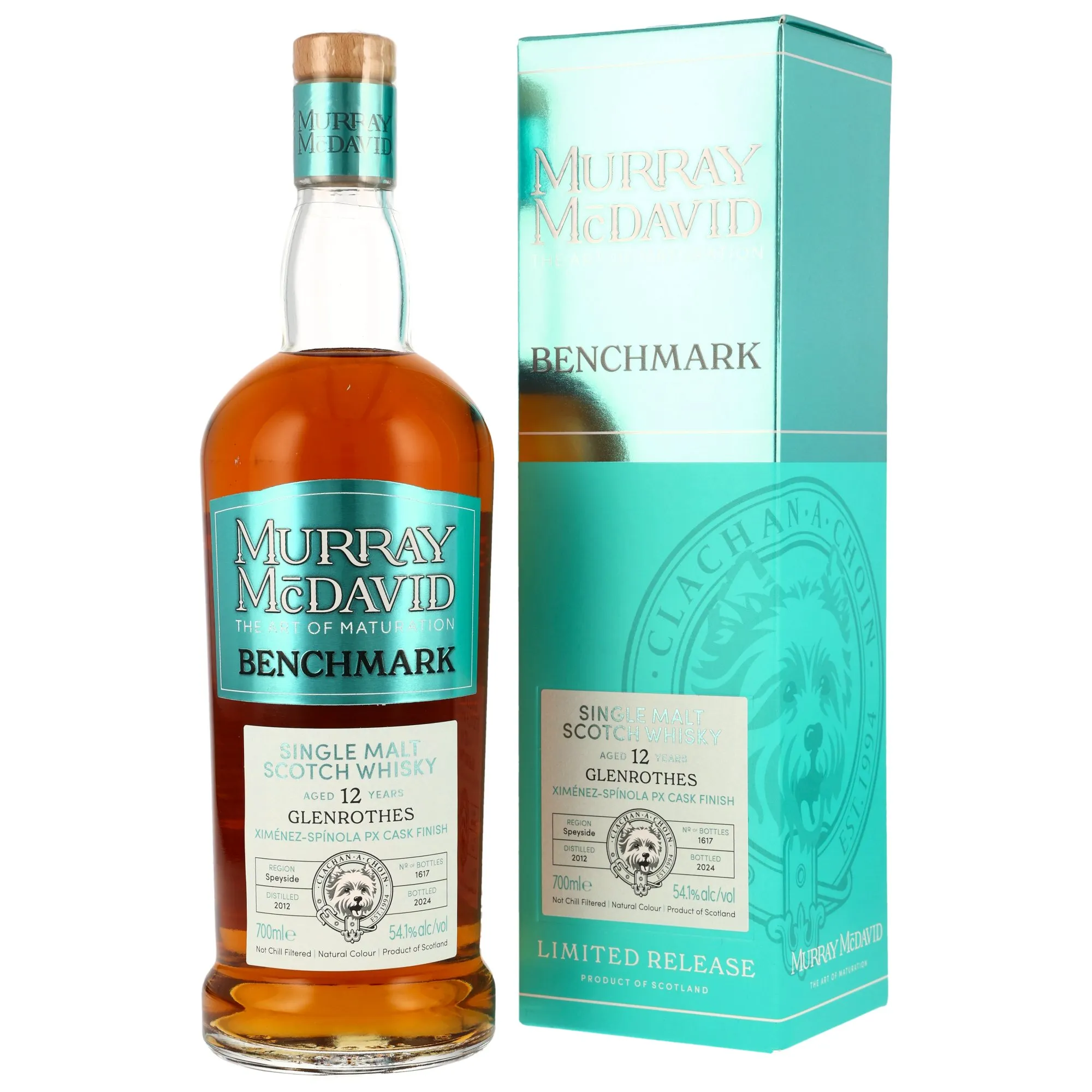 Glenrothes Benchmark 12 Year Old, PX Sherry Cask, 2012, Murray McDavid, 54.1%
