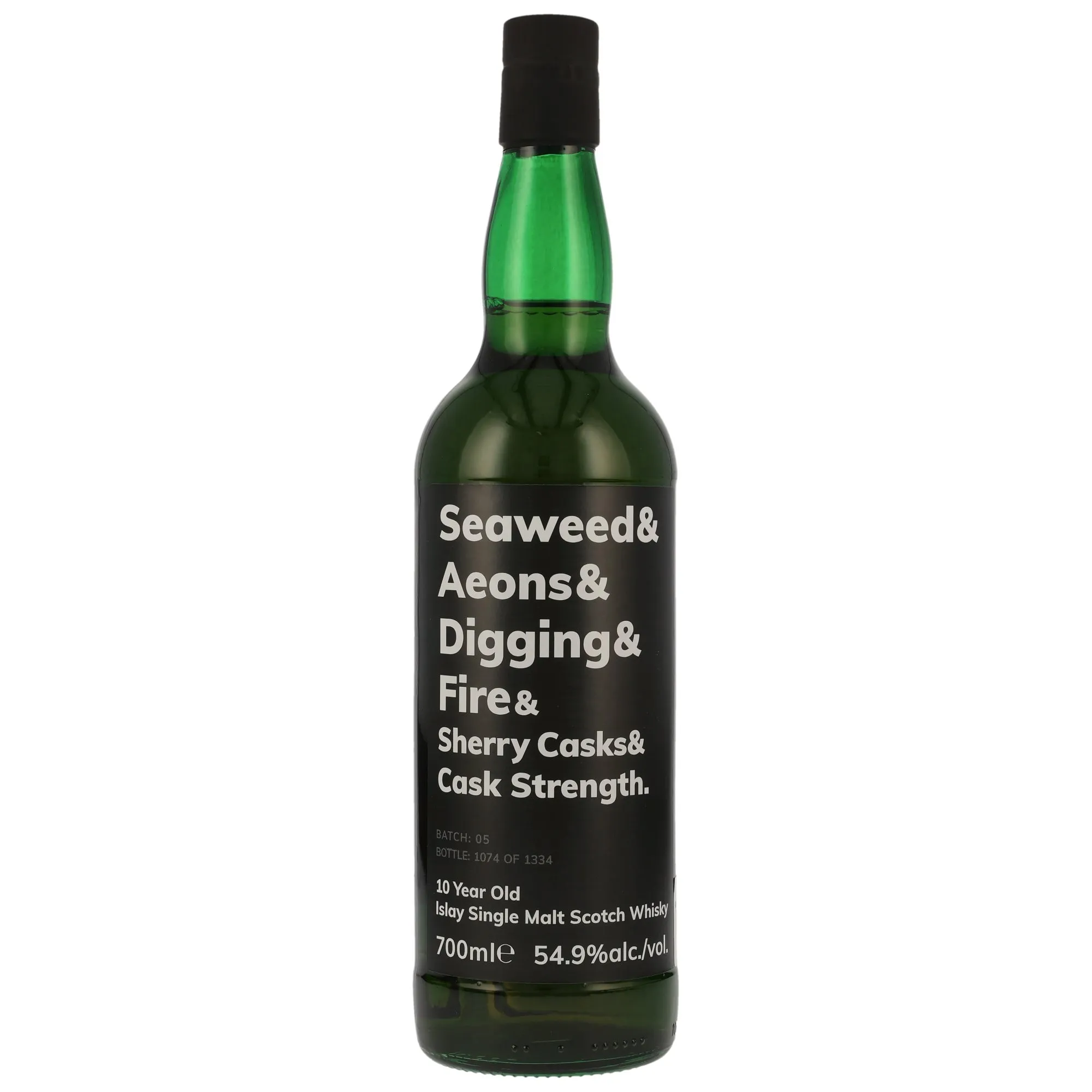 Seaweed & Aeons & Digging & Fire 10 Year Old, Sherry Cask, Batch No. DS, Atom Brands, 54.9%