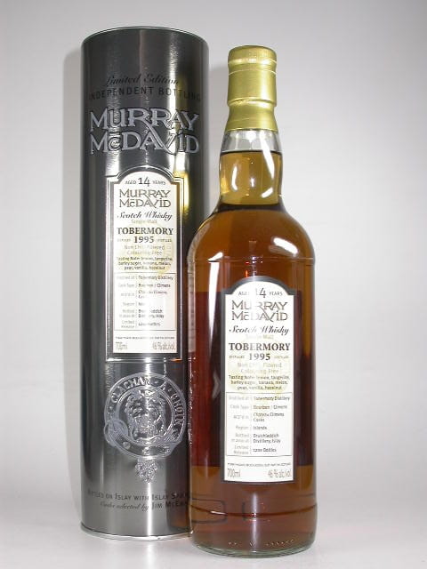 Tobermory 1995/2010 Bourbon/Climens Murray McDavid 46%vol. 0,7l