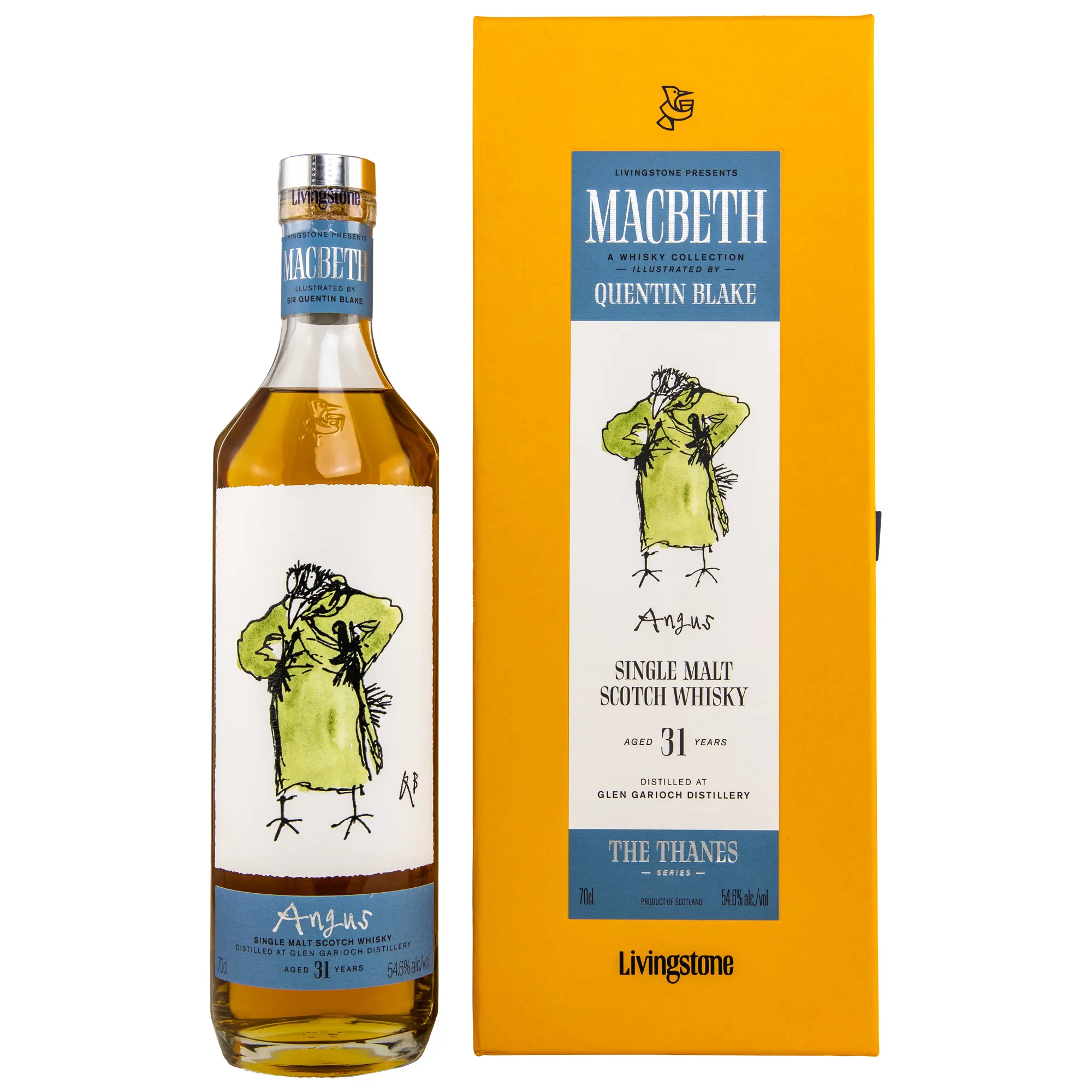 Glen Garioch Macbeth 31 Year Old The Thanes Series - Angus, Bourbon Cask, 1992, Livingstone, 54.6%