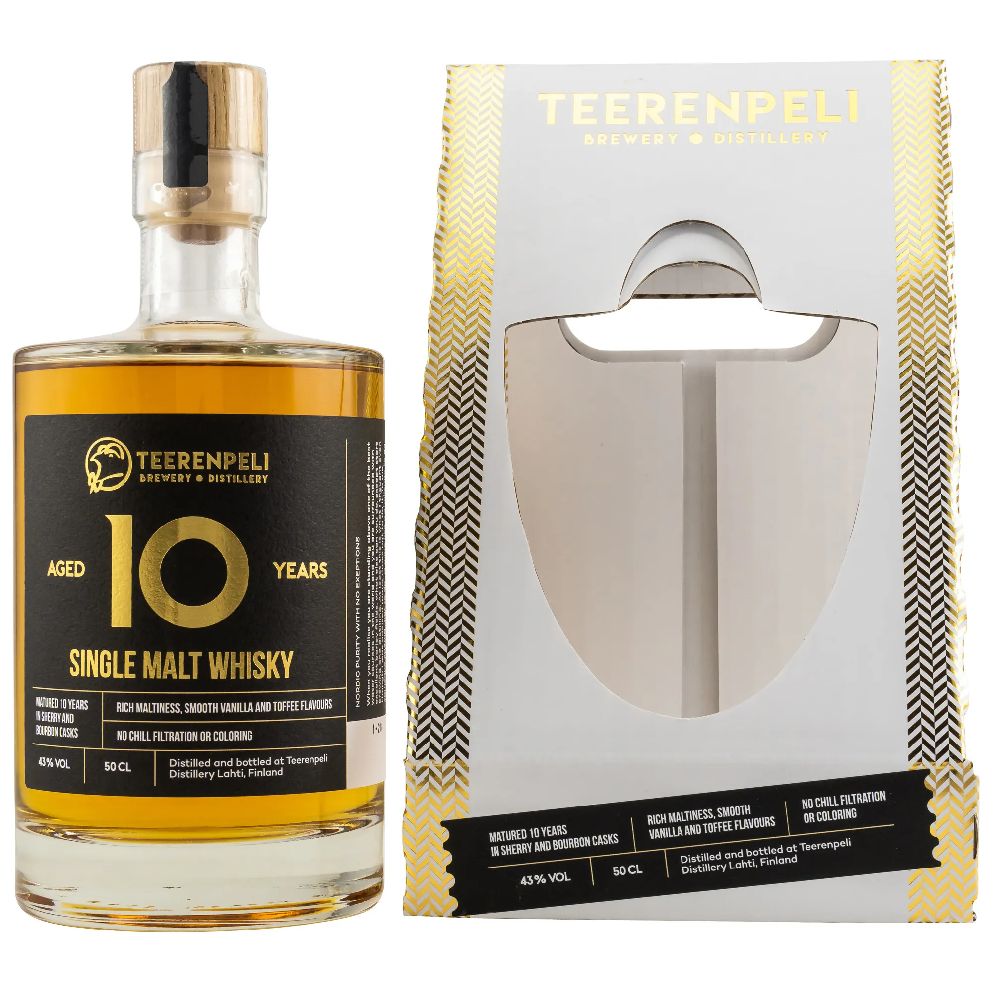 Teerenpeli 10 Year Old, Sherry & Bourbon Cask, 43%