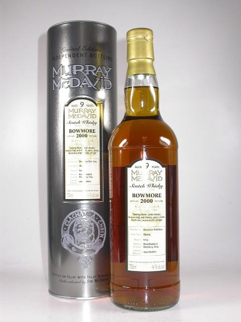 Bowmore 2000/2009 Sherry Murray McDavid 46%vol. 0,7l