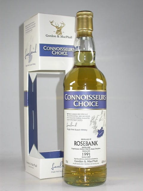 Rosebank 1991/2009 Gordon & MacPhail Connoisseurs Ch. 43%vol. 0,7l