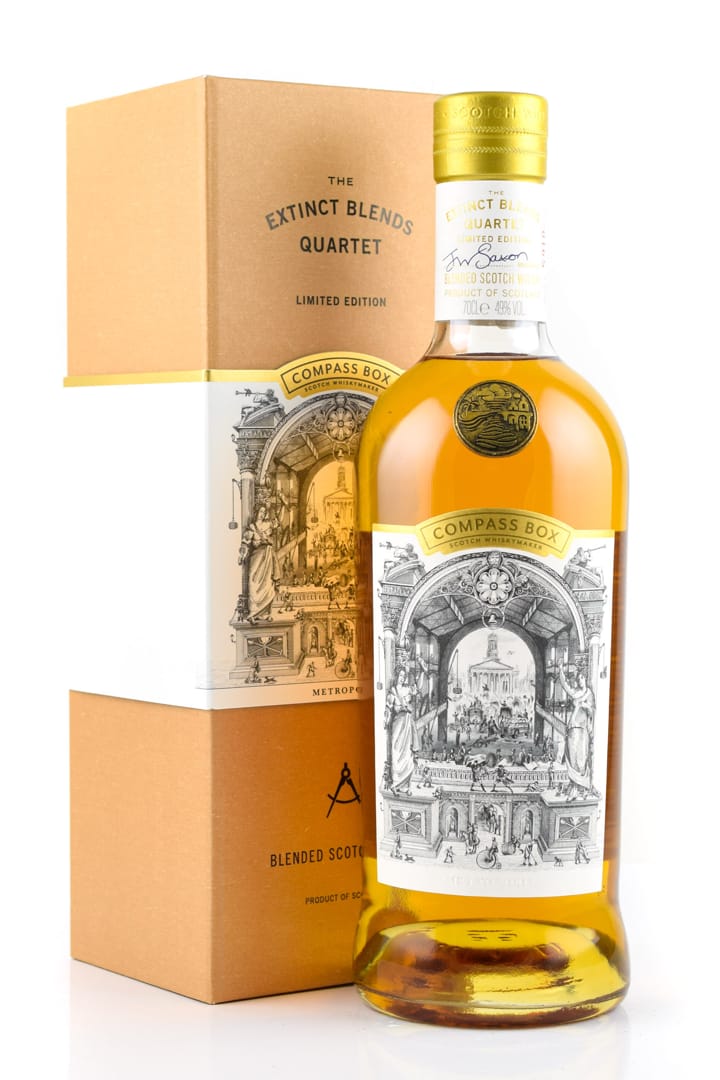 Metropolis - The Extinct Blends Quartet - Compass Box Metropolis - The Extinct Blends Quartet - Compass Box