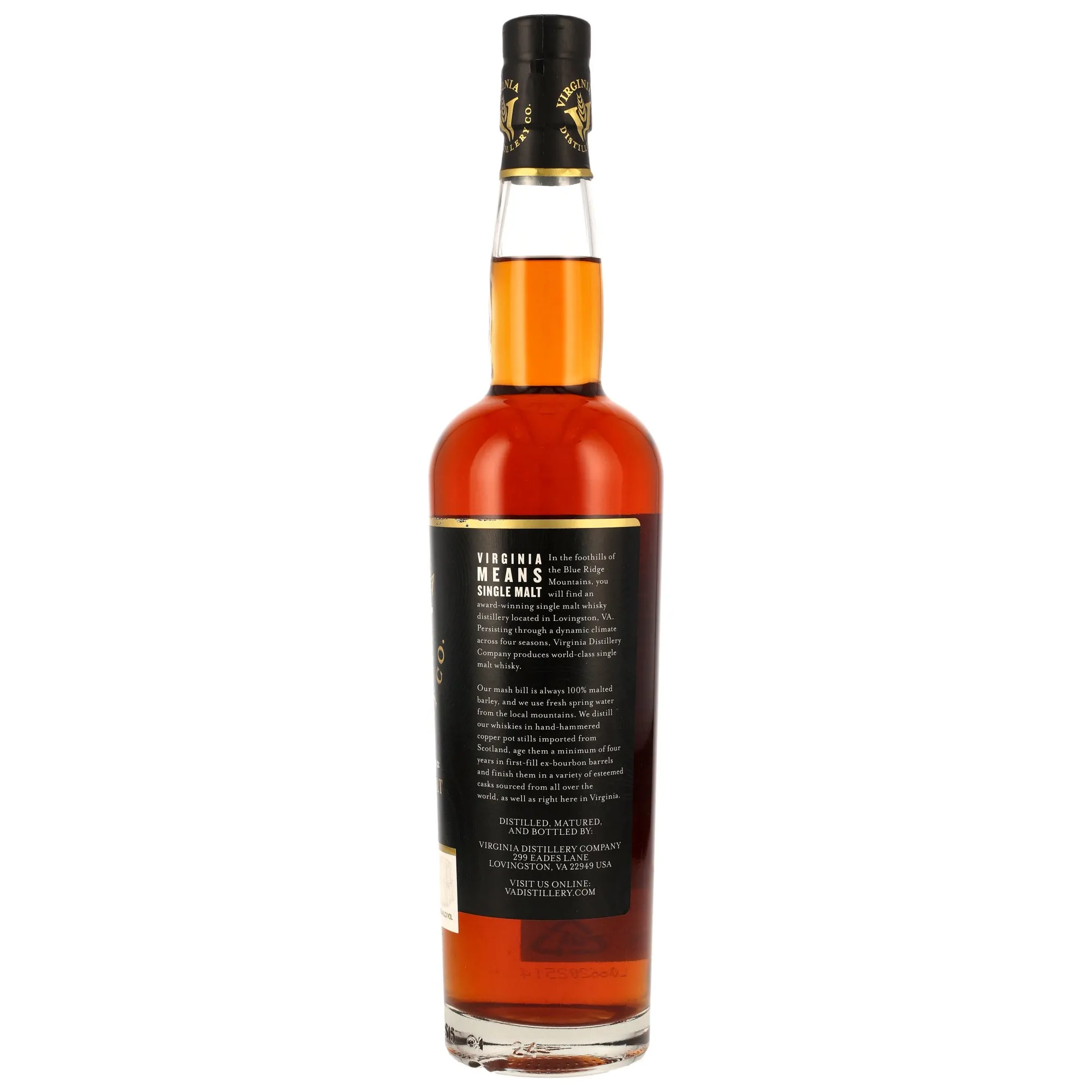 Virginia Distillery American Single Malt Port Cask Reserve - Tawny & Ruby Port Casks Finish