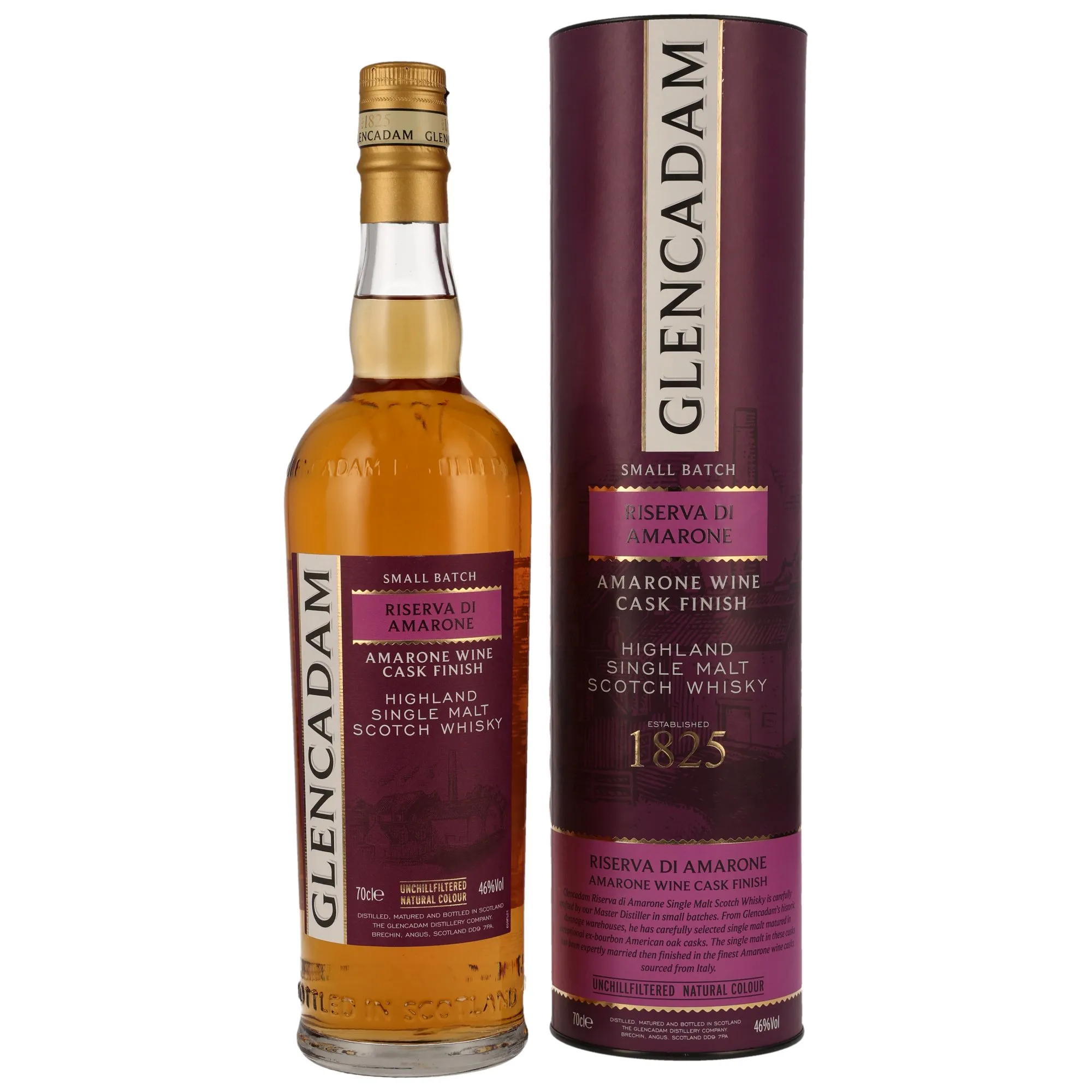 Glencadam Reserva Di Amarone 16 Year Old, Small Batch, Bourbon & Amarone Wine Cask, 2024, 46%