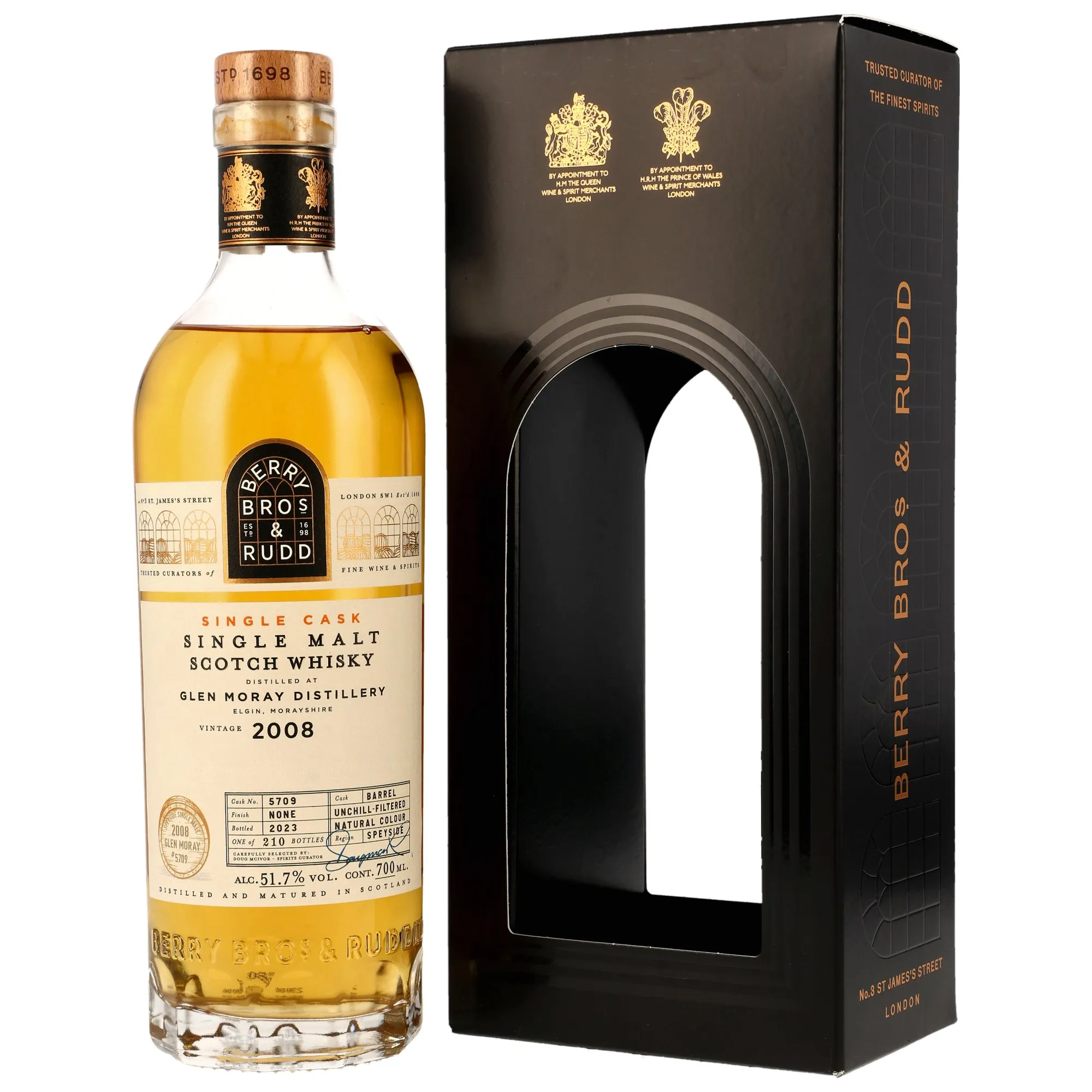 Glen Moray 2008/2023 - #5709 (Berry Bros and Rudd)
