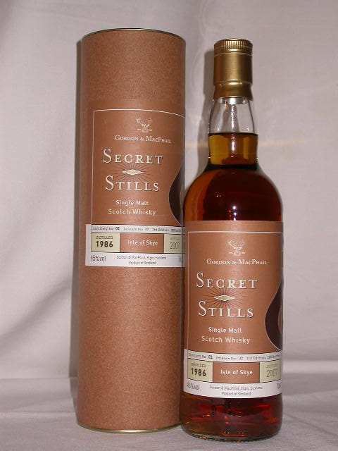 Talisker 1986/2007 Gordon & MacPhail Secret Stills 45%vol. 0,7l