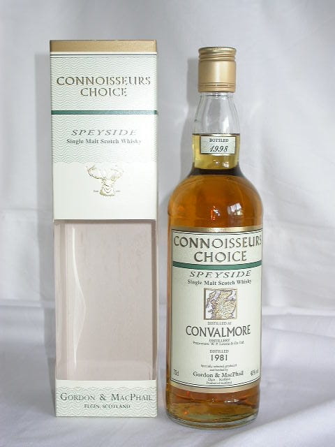 Convalmore 1981/1998 Gordon & MacPhail Connoisseurs Ch. 40%vol. 0,7l
