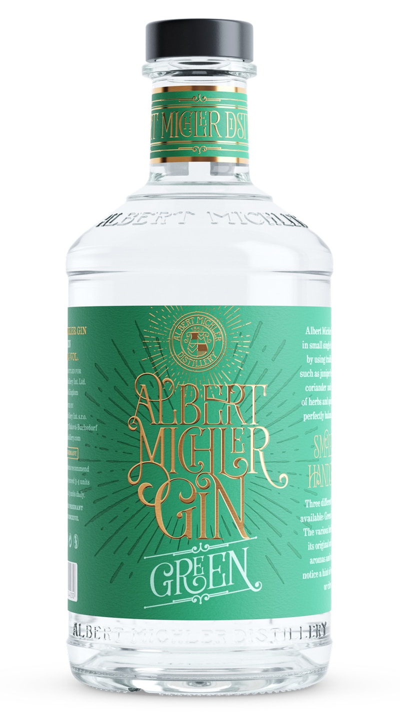 Michler's Green Gin 44%vol. 0,7l