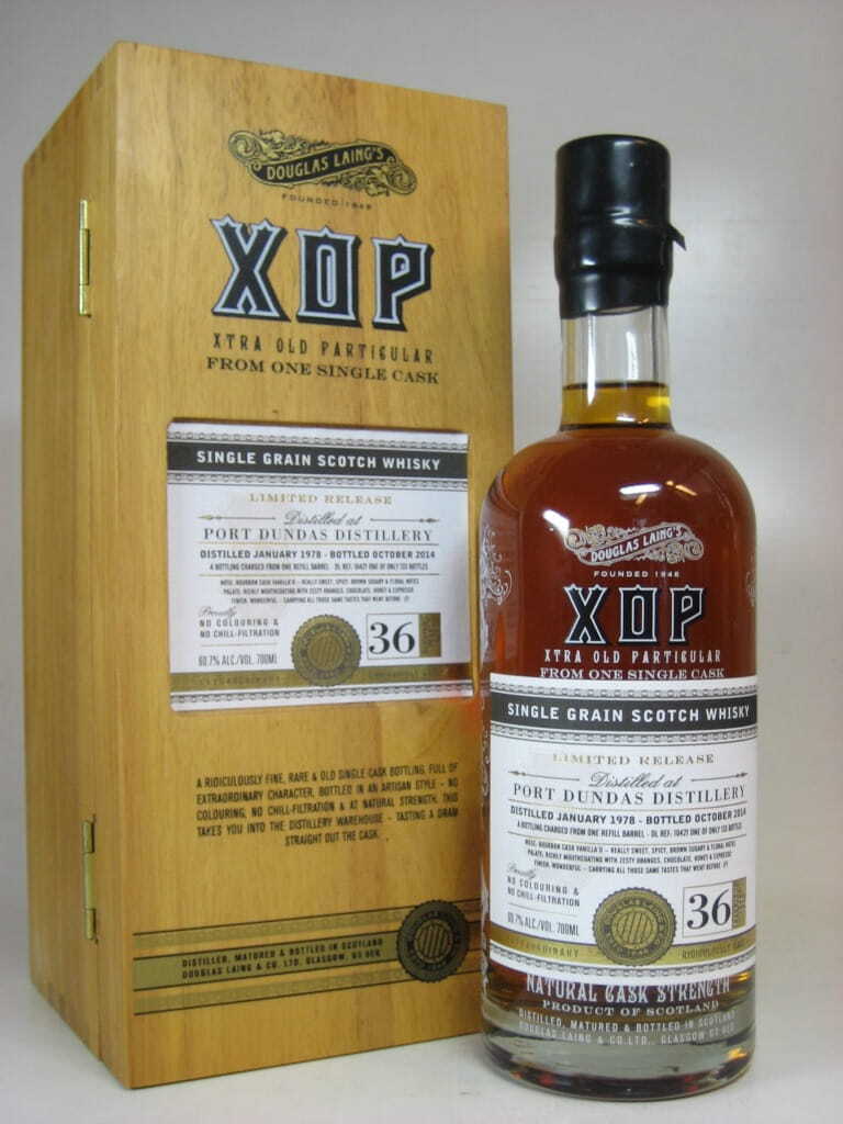 Port Dundas 36 Year Old 1978/2014 Refill barrel Douglas Laing XOP 60.7% vol. 0,7l Port Dundas 36 Year Old 1978/2014 Refill barrel Douglas Laing XOP 60.7% vol. 0,7l