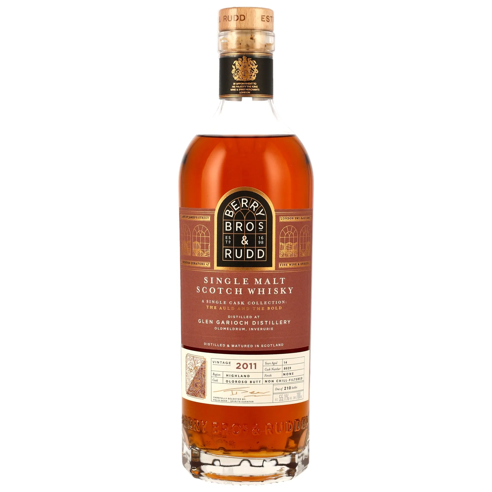 Glen Garioch 2011 - 14 Jahre - Oloroso Sherry Butt #8029 The Auld & The Bold (Berry Bros & Rudd)