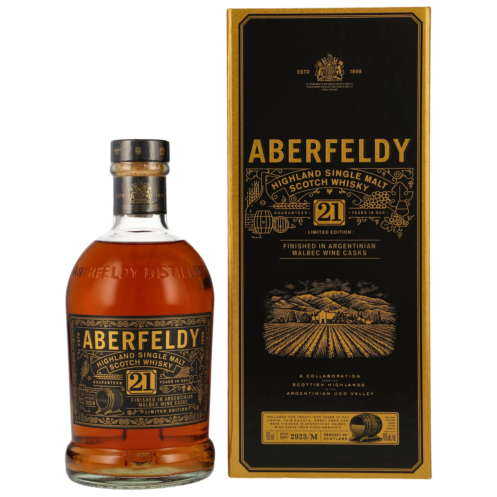 Aberfeldy 21 Year Old Malbec Wine Cask