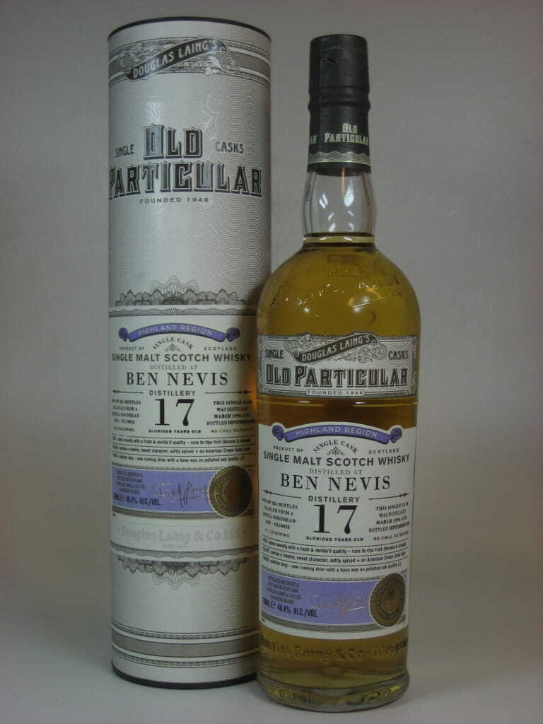 Ben Nevis 17 Jahre Refill Hogshead 1996/2013 Douglas Laing "Old Particular" 48,4%vol. 0,7l
