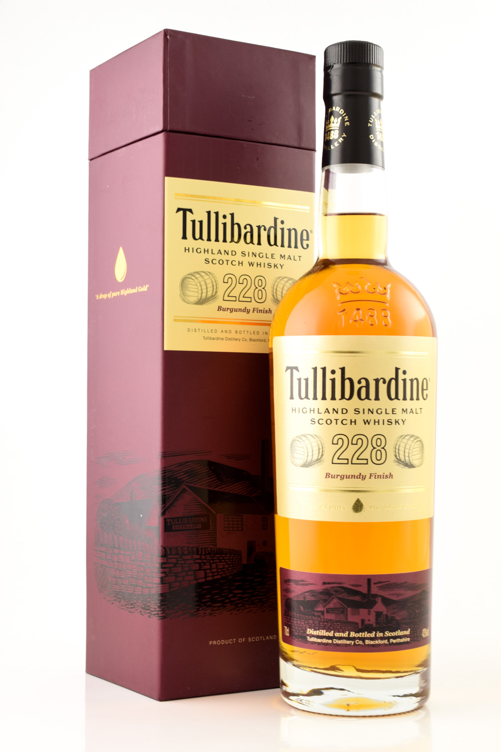 * Tullibardine 228 Burgundy Finish 43% vol. 0.7l - without gift package