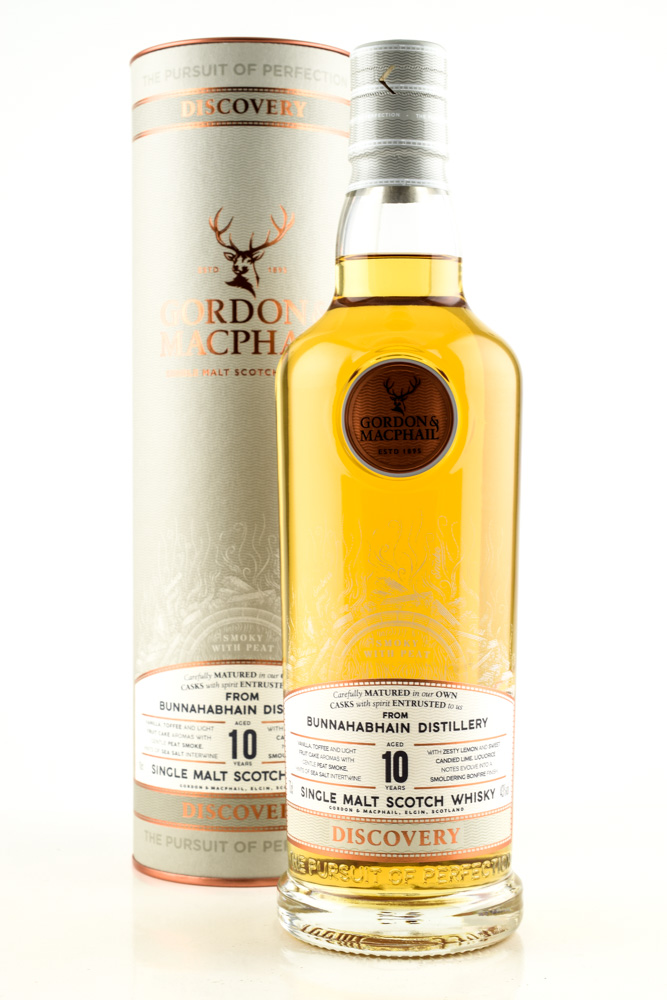 Bunnahabhain 10 Jahre "Smoky with Peat" Discovery Gordon & MacPhail