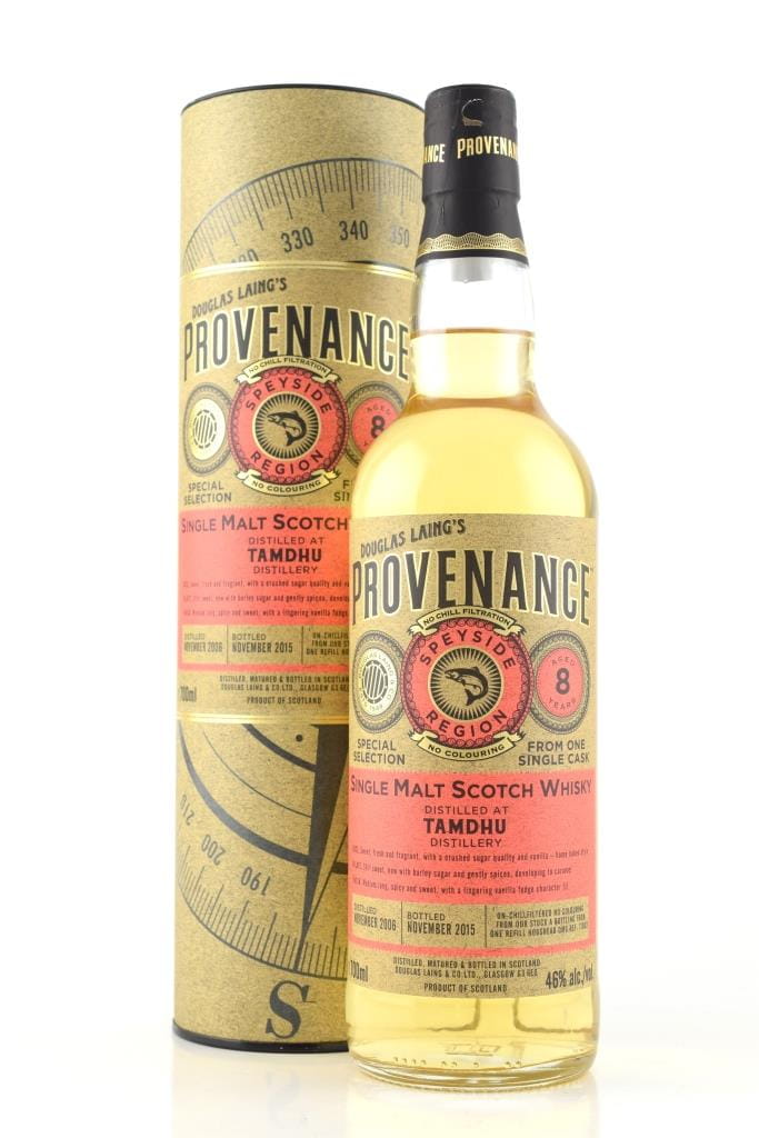 Tamdhu 8 Jahre Refill Hogshead 2006/2015 Douglas Laing's Provenance 46%vol. 0,7l