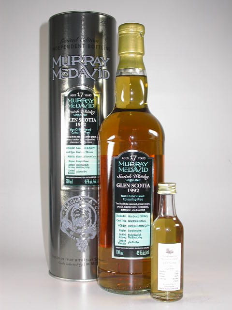 Glen Scotia 1992/2009 Bourbon/Climens Murray McDavid 46%vol. Sample 0,05l