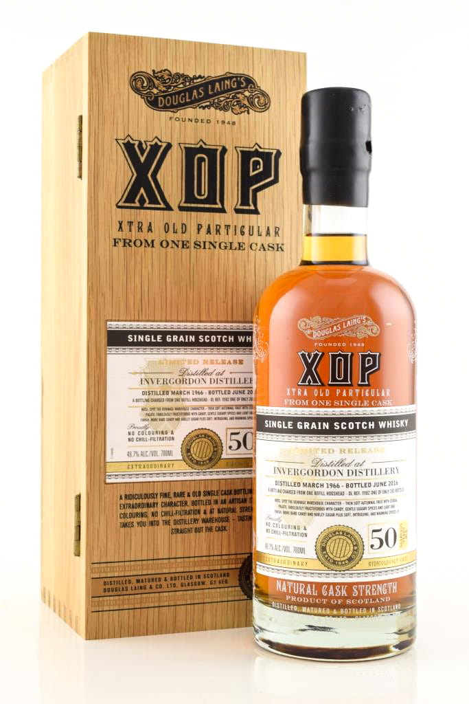 Invergordon 50 Jahre 1966/2016 Refill Hogshead Douglas Laing XOP 49,7%vol. 0,7l