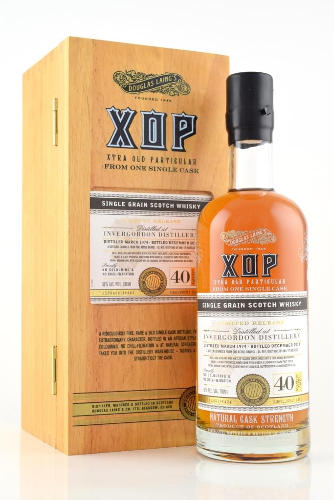 Invergordon 40 Year Old 1974/2014 Refill barrel Douglas Laing XOP 50% vol. 0,7l Invergordon 40 Year Old 1974/2014 Refill barrel Douglas Laing XOP 50% vol. 0,7l