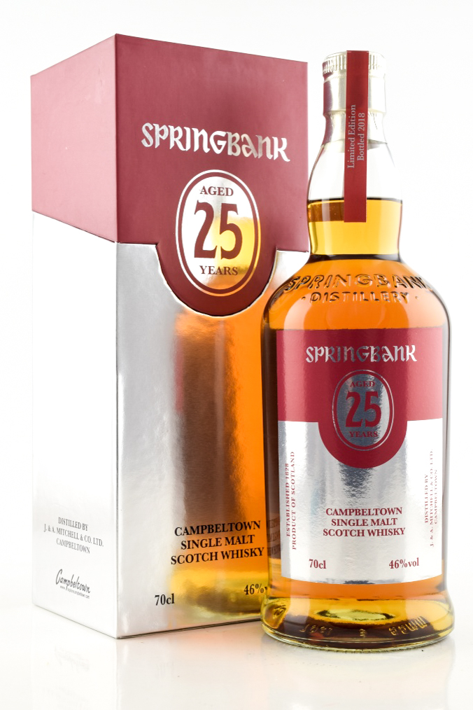 Springbank 25 Year Old Bottled 2018 46% vol. 0,7l