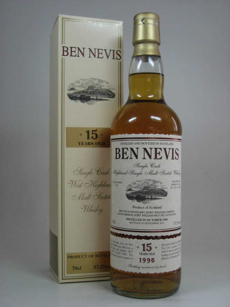 Ben Nevis 15 Jahre 1996/2012 Sherry Cask No. 1653 57,5%vol. 0,7l
