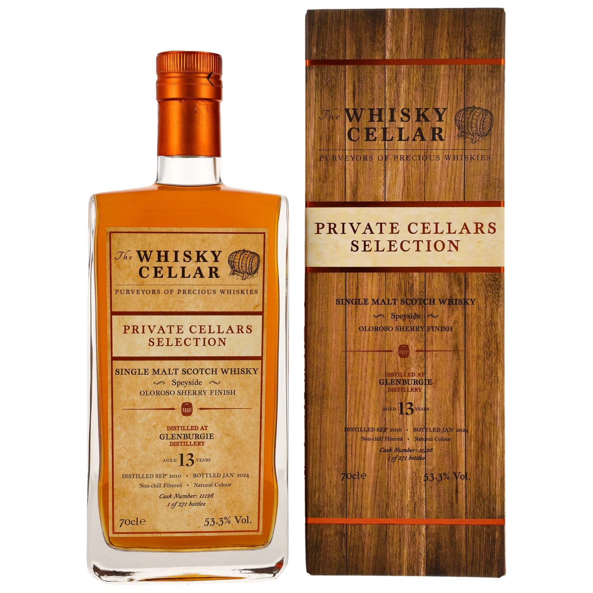 Glenburgie 2010/2024 - 13 Jahre - #11126 (The Whisky Cellar)