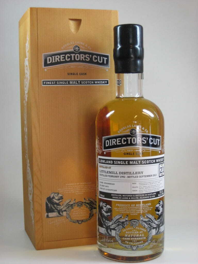 Littlemill 21 Jahre 1992/2013 Douglas Laing Director's Cut 55,2%vol. 0,7l