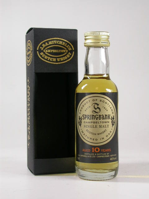 Springbank 10 Year Old 46% vol. 0.05l Springbank 10 Year Old 46% vol. 0.05l