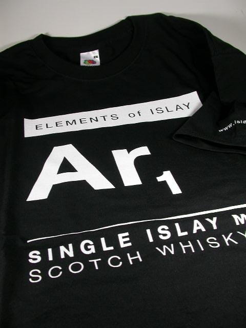 Elements of Islay Ar 1 - T-shirt size. L - black 100% cotton