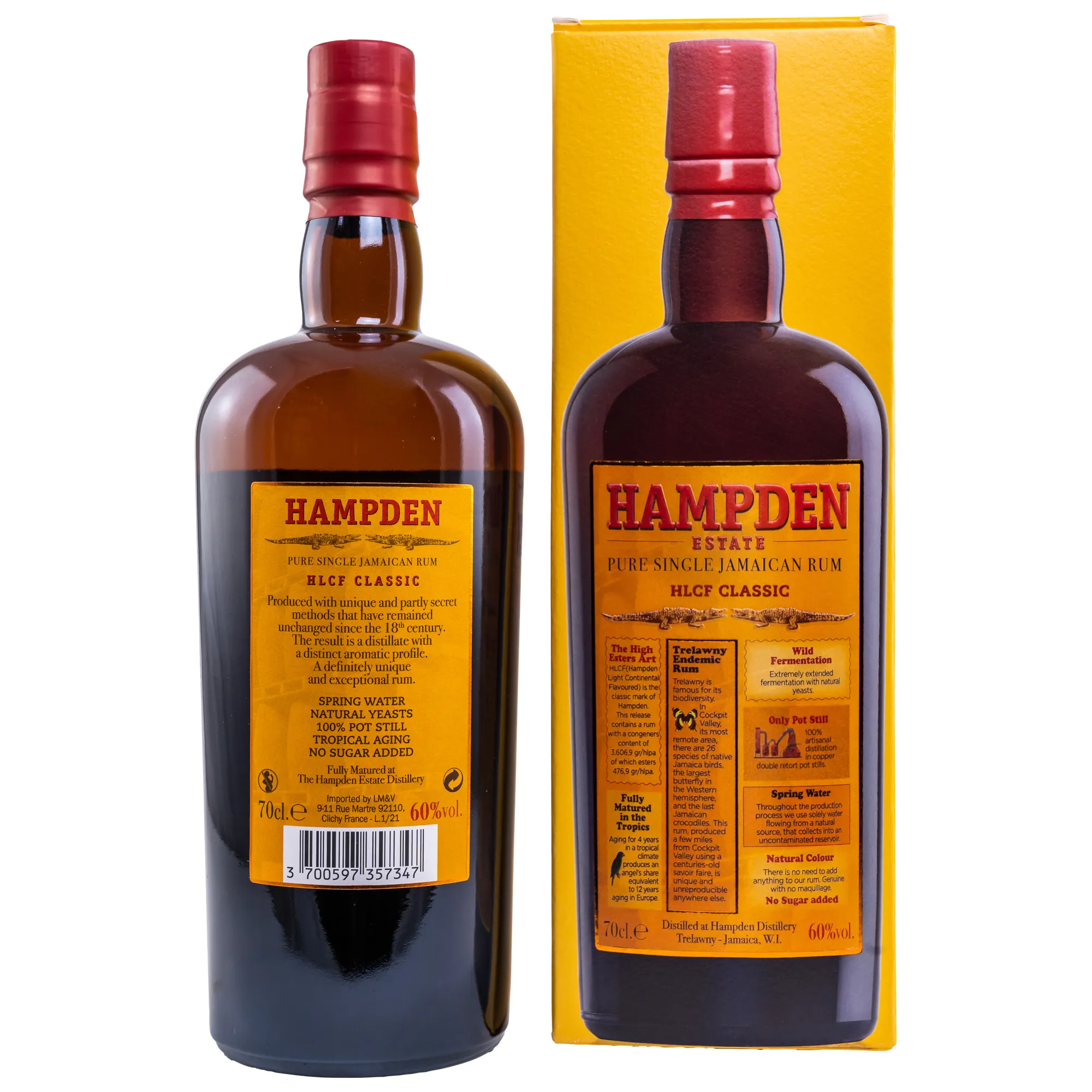 HAMPDEN HLCF Classic - Pure Single Jamaican Rum