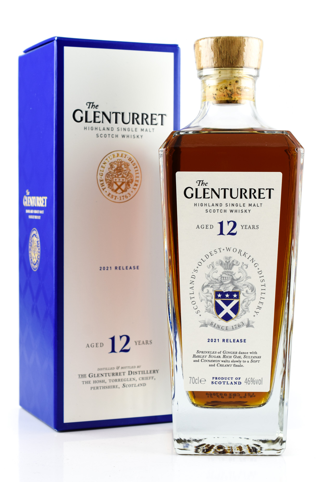 Glenturret 12 year old 2021 Release 46%vol. 0,7l Glenturret 12 year old 2021 Release 46%vol. 0,7l
