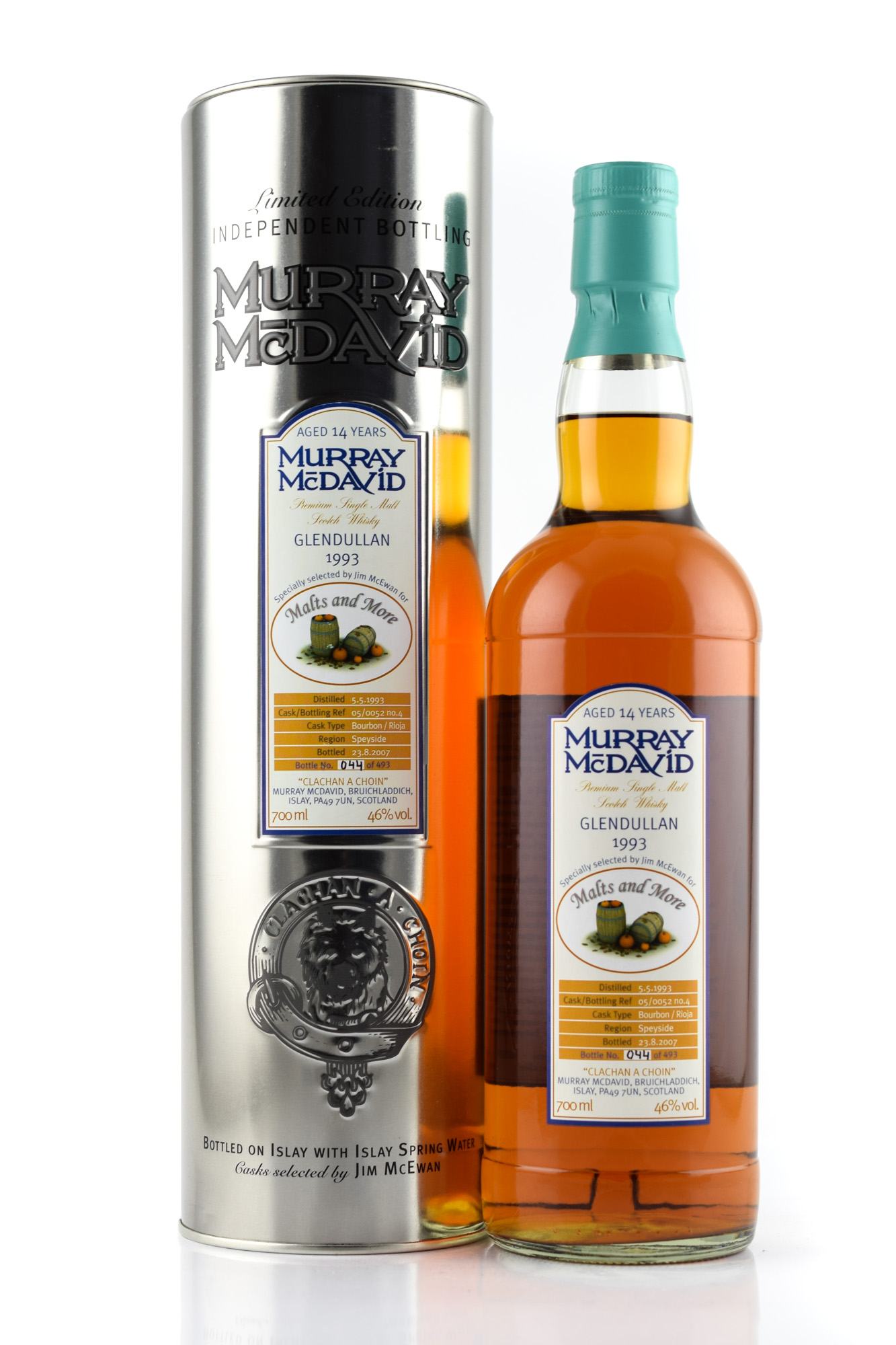 Glendullan 1993/2007 Malts and More-Bottling 46%vol. 0,7l