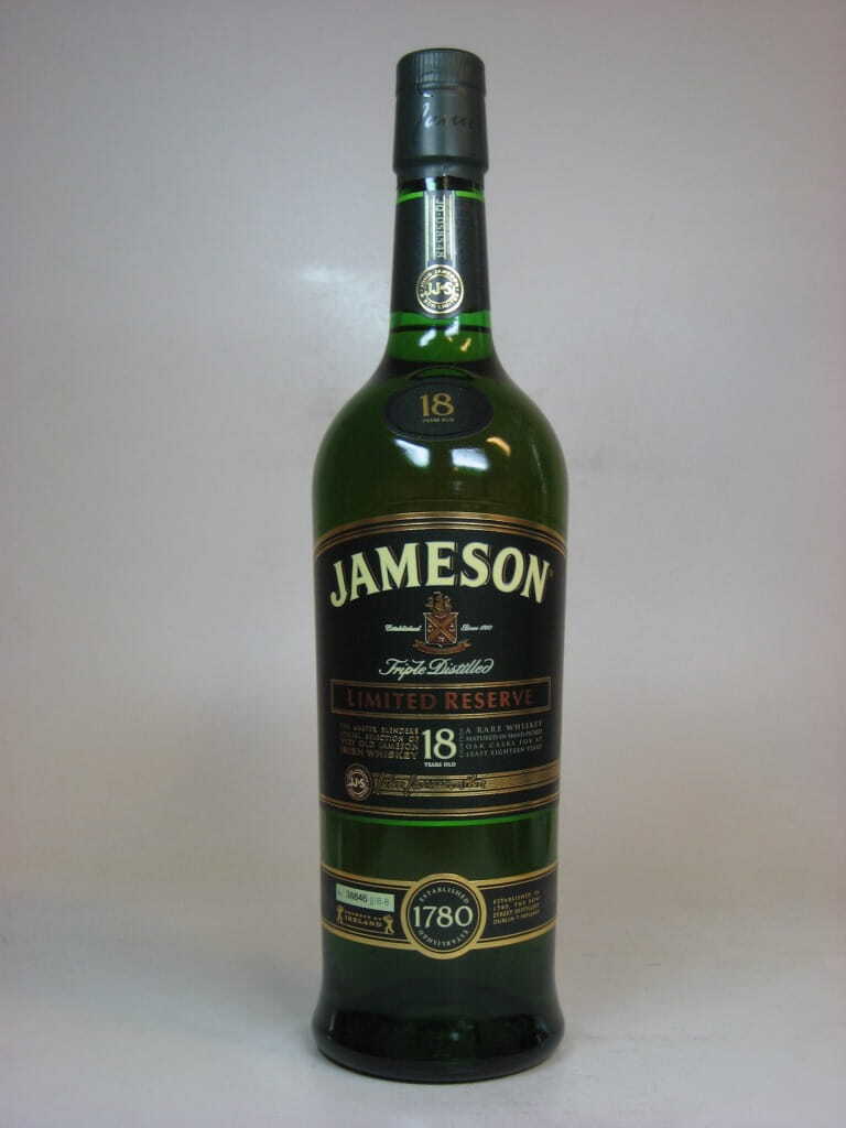 Jameson 18 Year Old Limited Reserve 40% vol. 0.7l - without gift package Jameson 18 Year Old Limited Reserve 40% vol. 0.7l - without gift package