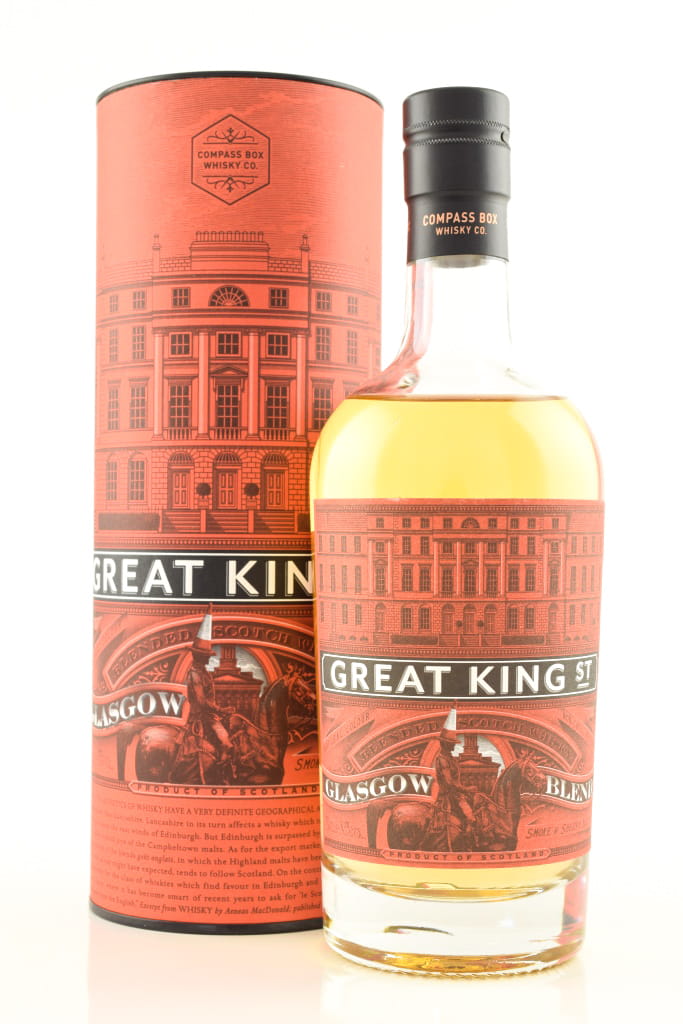 Great King Street - Glasgow Blend Compass Box 43% vol. 0.5l Great King Street - Glasgow Blend Compass Box 43% vol. 0.5l
